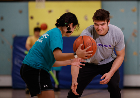 Jackson volunteers at the Boys and Girls Club of London.